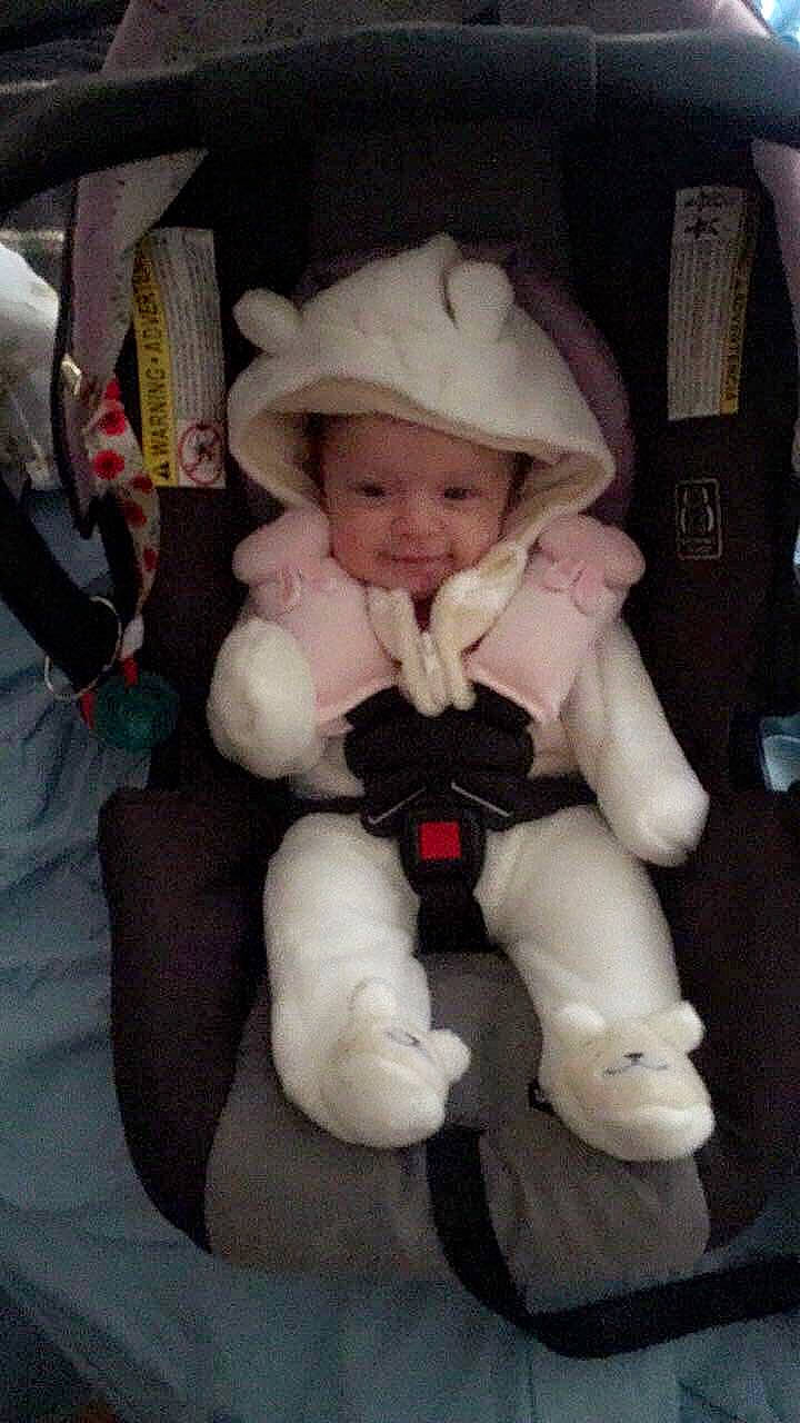 Natasha is registered to the contest to win money with this photo: child, headwear, infant, person, product, textile, toddler, toy