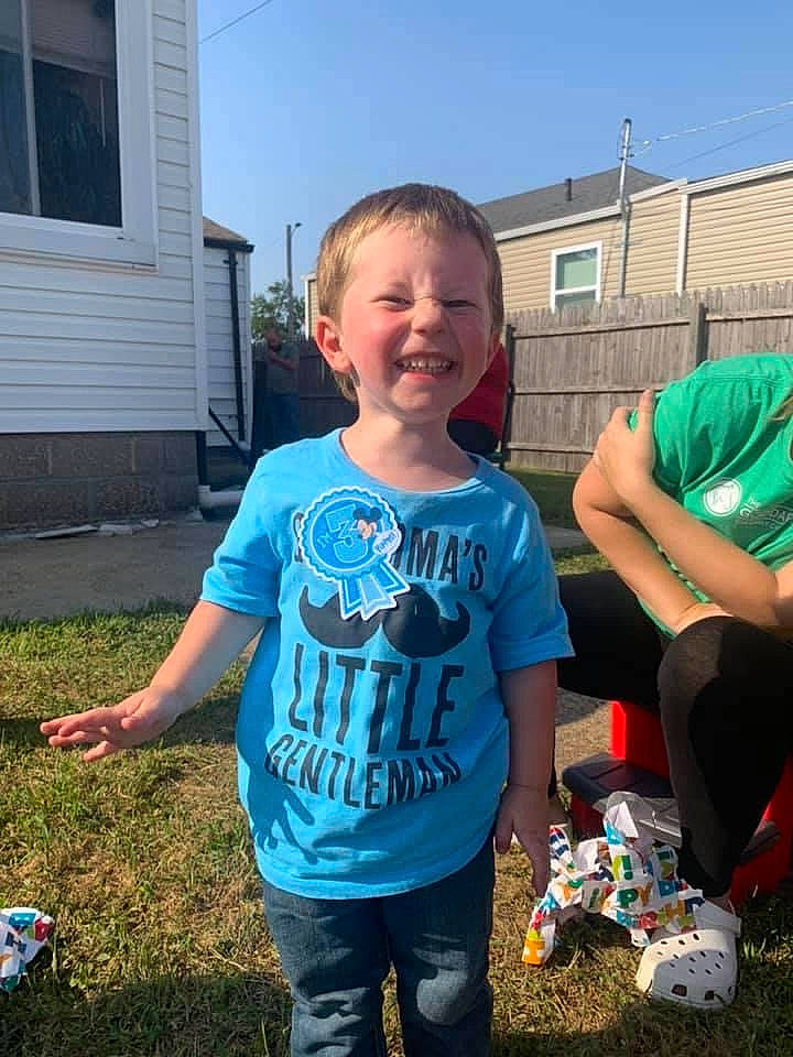 Dennis joined the competition — help win amazing prizes! baby_toddler_clothing, backyard, cottage, home, joy, person, play, siding, stuffed_toy, toy, yard