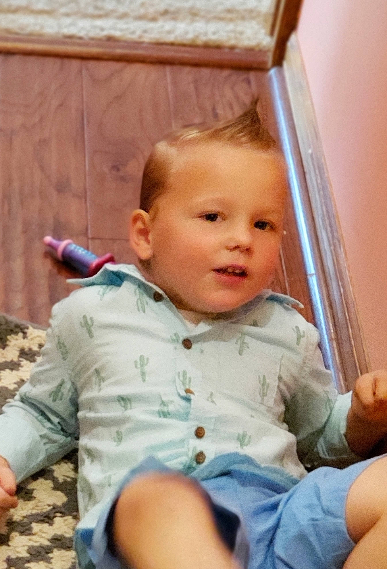 Griffin is registered to the contest to win money with this photo: baby, baby_products, cheek, child, person, sitting, skin, toddler