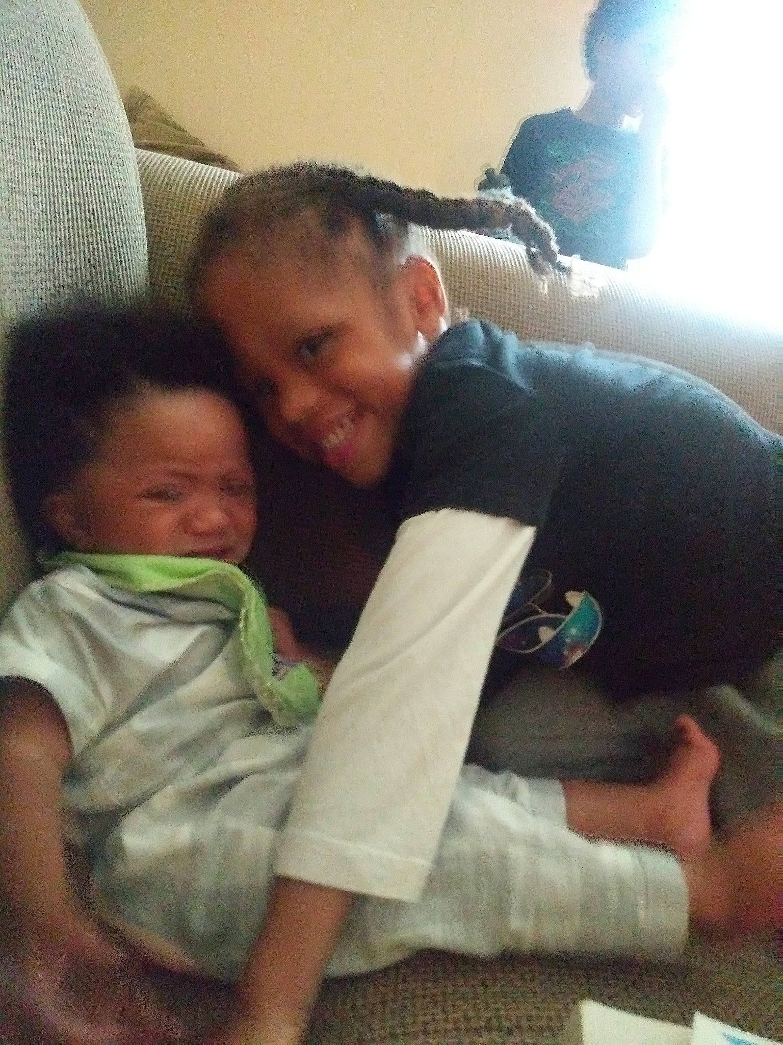 Byron joined the competition — help win amazing prizes! arm, child, day, ear, father, finger, forehead, fun, girl, head, joy, mother, nap, nose, people, person, product, sitting, skin, snapshot