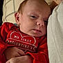 baby, bed, blanket, bodypart, clothing, couch, cushion, face, finger, furniture, hand, head, homedecor, newborn, person, photography, portrait, quilt, sleeping, t_shirt