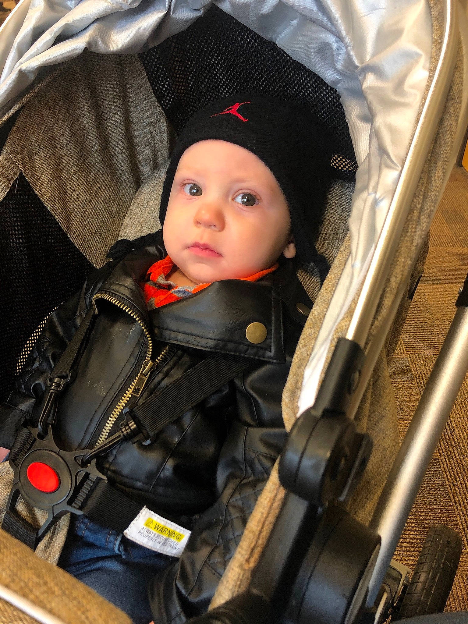 Richard is registered to the contest to win money with this photo: child, headwear, person, product