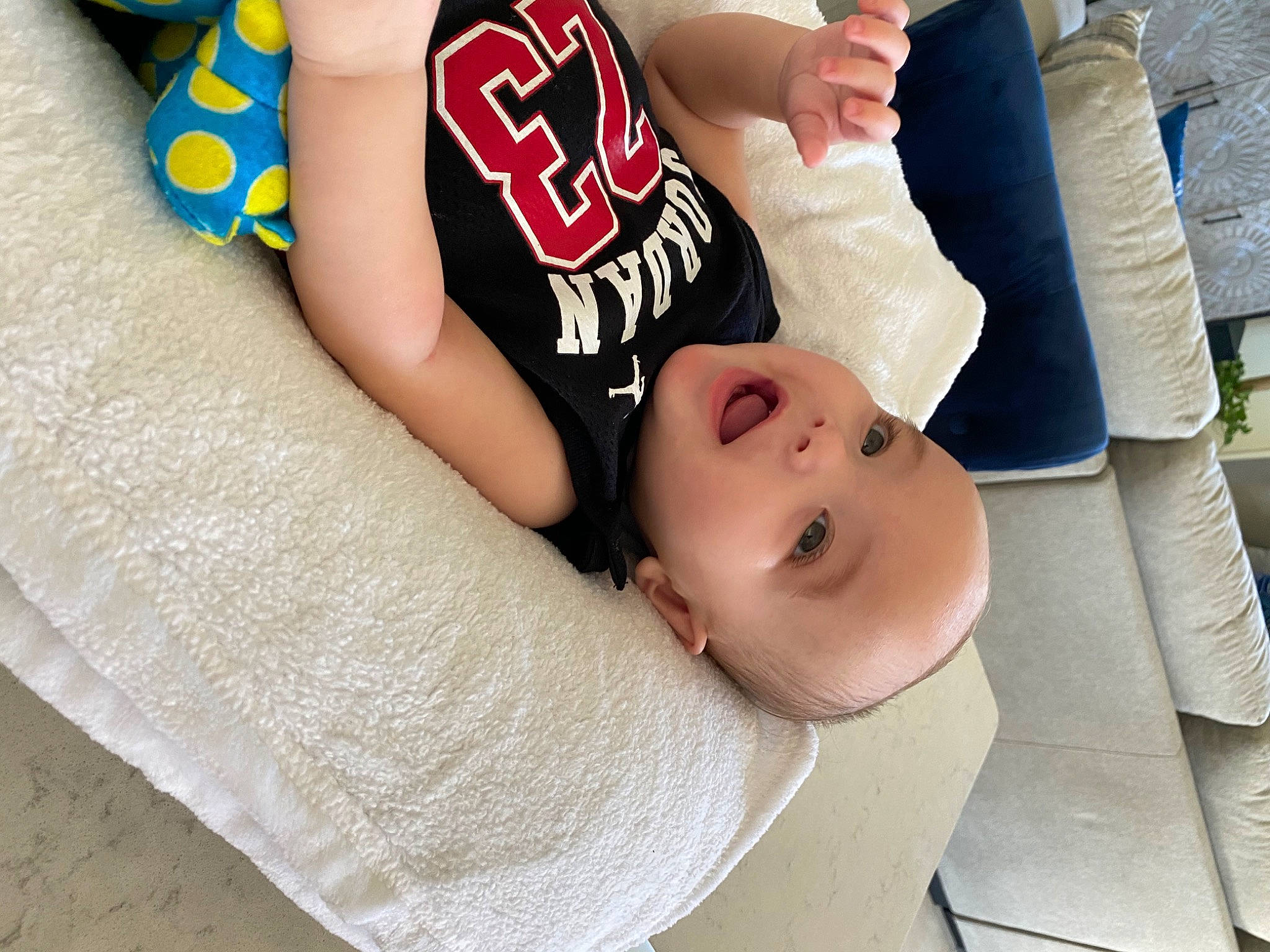 Cristian joined the competition — help win amazing prizes! baby, baby_toddler_clothing, linens, person