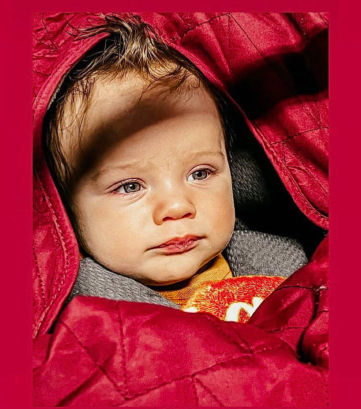 Jagger joined the competition — help win amazing prizes! cheek, chin, collar, eye, eyebrow, eyelash, face, facial_expression, flash_photography, hairstyle, head, headwear, human, iris, lip, nose, outerwear, person, pink, skin