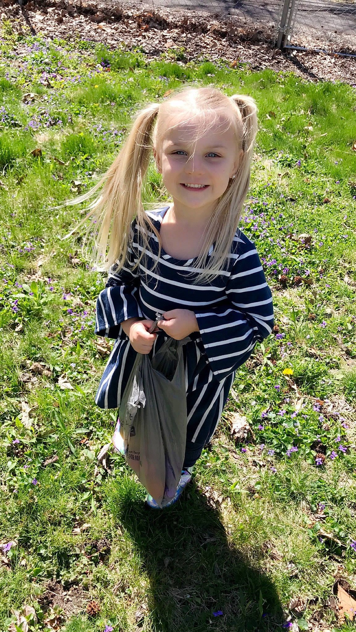 Haidyn joined the competition — help win amazing prizes! blond, botany, child, fawn, grass, joy, person, plant, tree