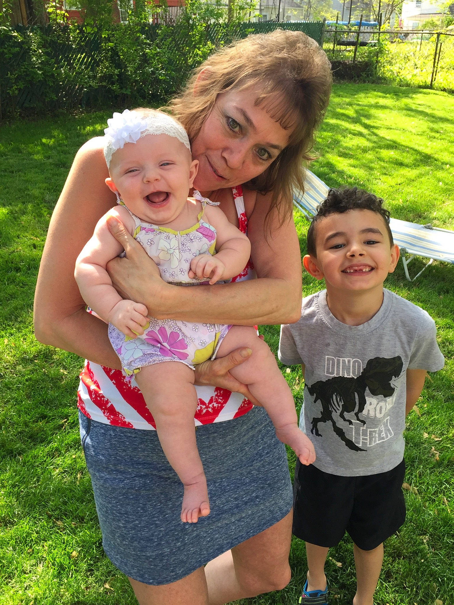 Abriella is registered to the contest to win money with this photo: child, family, fun, garden, grass, happy, headwear, joy, lawn, leisure, people, person, sibling, skin, smile, spring, summer, toddler, tree, vacation