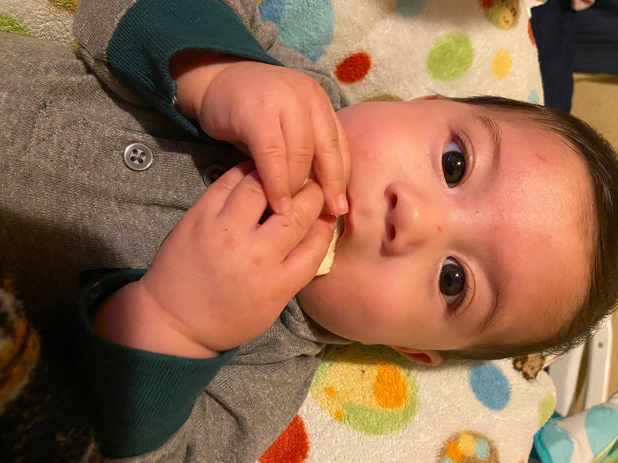 Jasiah joined the competition — help win amazing prizes! baby, baby_toddler_clothing, cheek, child, ear, eye, eyelash, finger, gesture, grass, happy, head, lip, mouth, nail, nose, person, skin, smile, thumb