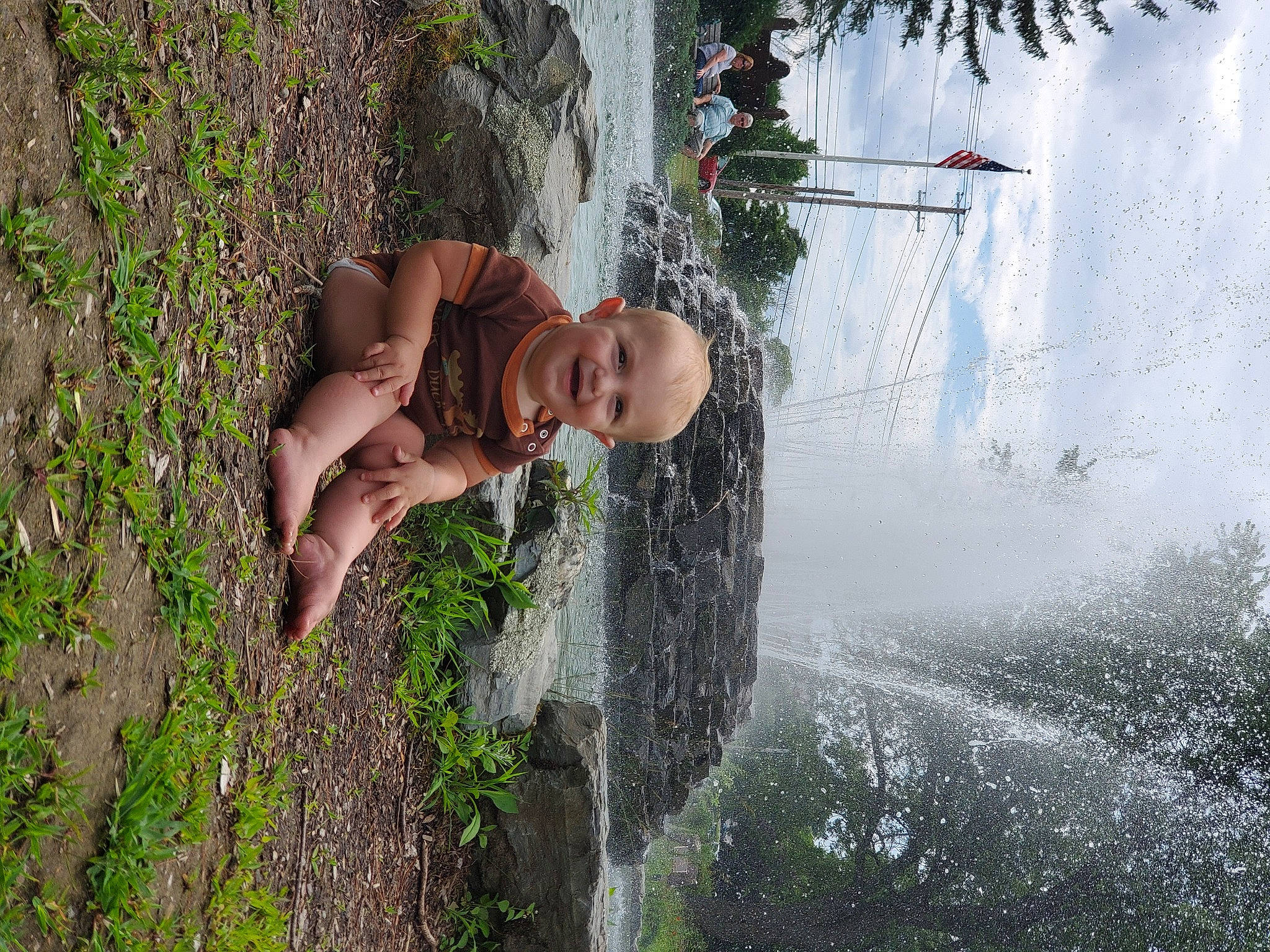Landon joined the competition — help win amazing prizes! beauty, branch, forest, fun, grass, joy, leisure, nature, people_in_nature, person, photography, plant, tree, trunk, vacation, water, water_feature, waterfall