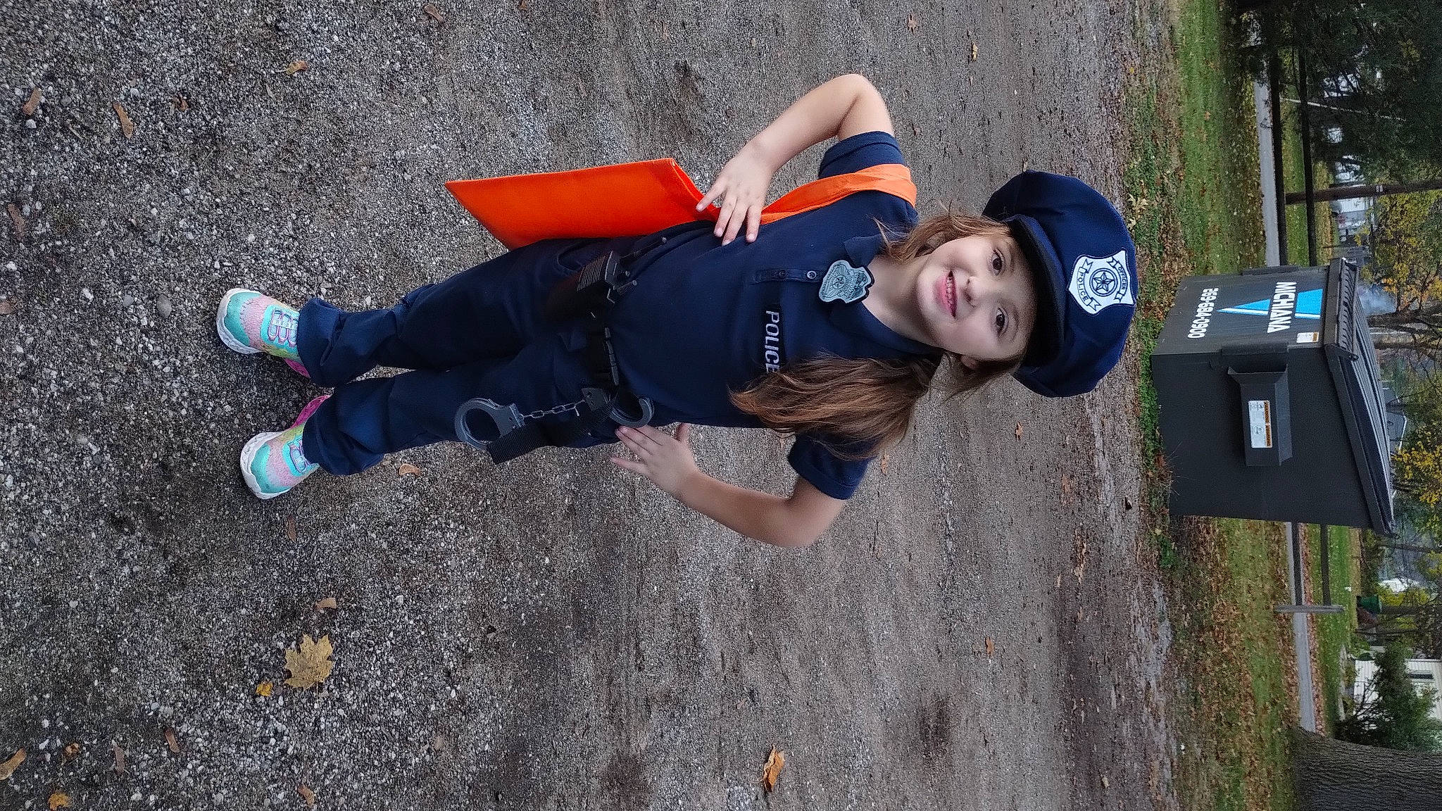 Avalyn is registered to the contest to win money with this photo: adventure, asphalt, child, concrete, electric_blue, flash_photography, fun, headwear, joy, leisure, person, personal_protective_equipment, recreation, soil, t_shirt, toddler