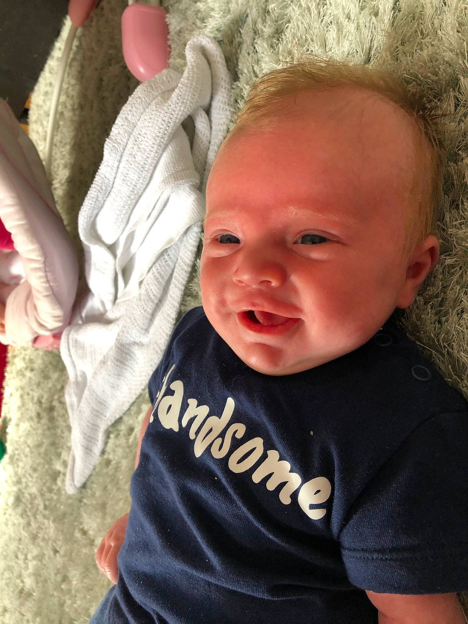 Curt is registered to the contest to win money with this photo: baby, cheek, child, chin, cool, ear, eye, face, facial_expression, finger, forehead, head, lip, nose, person, skin, smile, toddler