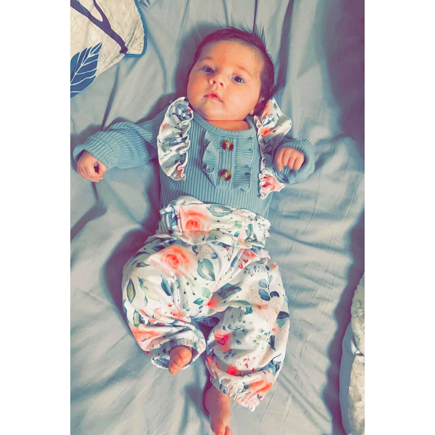 Kaddelyn joined the competition — help win amazing prizes! baby, baby_toddler_clothing, child, collar, comfort, denim, electric_blue, eye, face, fashion_design, happy, head, outerwear, pattern, person, sitting, sleeve, sportswear, t_shirt, thigh