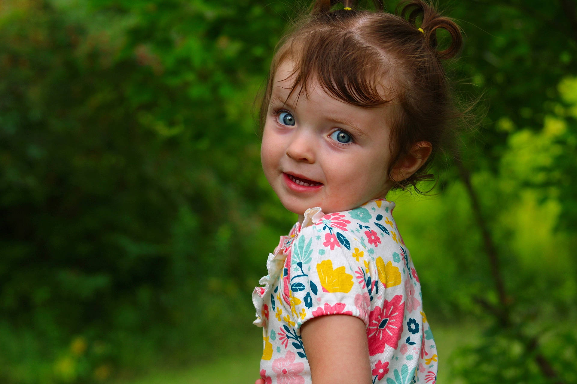 Riley joined the competition — help win amazing prizes! baby, beauty, cheek, child, dress, eye, face, fun, grass, green, happy, head, lip, people, person, photography, pink, skin, smile, summer