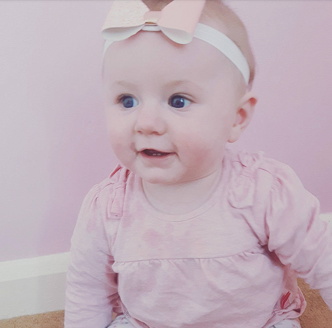 Lexi-mai joined the competition — help win amazing prizes! child, clothing, face, head, infant, pink, skin, toddler, white