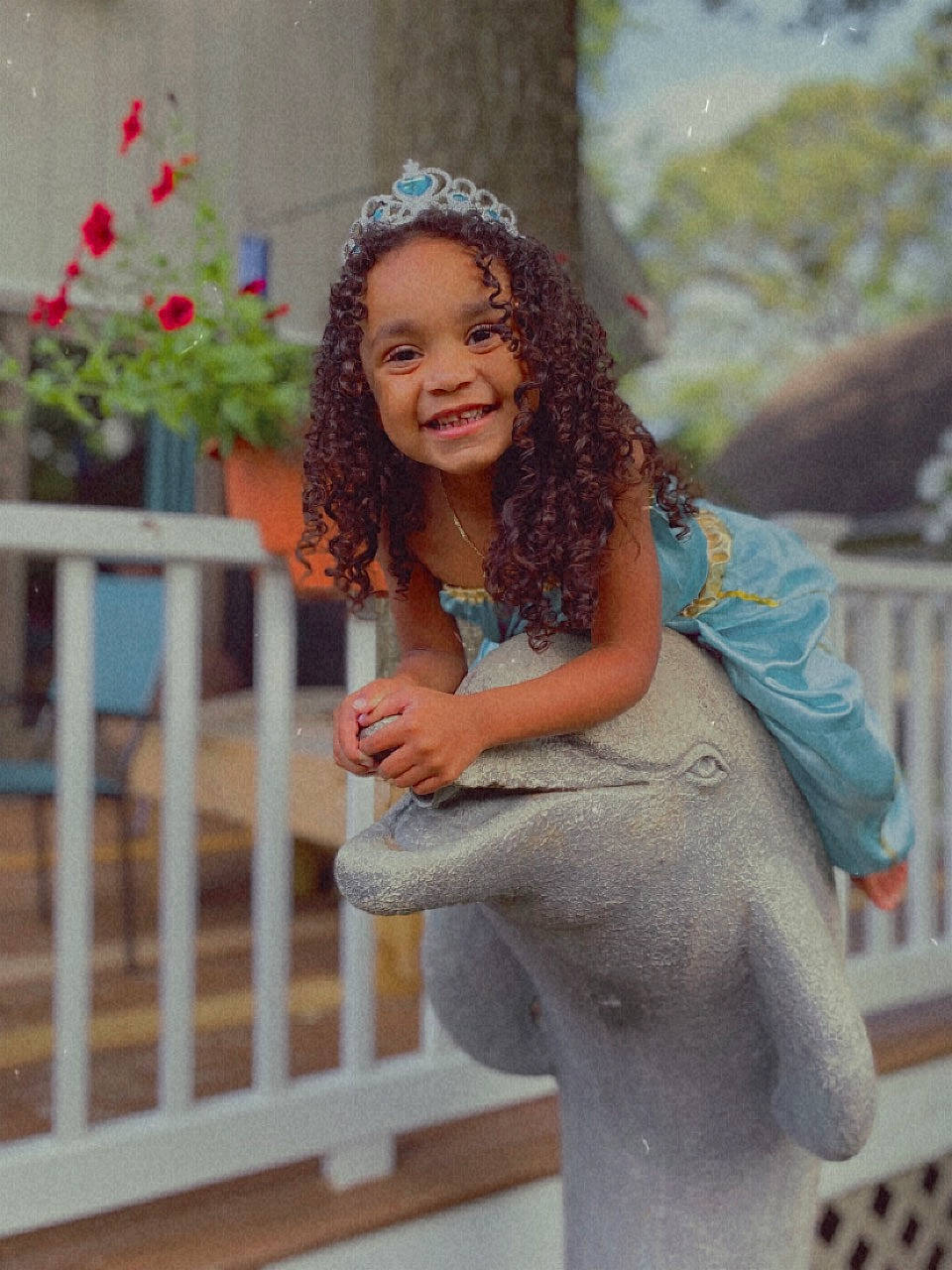 Ayla joined the competition — help win amazing prizes! child, dress, eye, face, fashion_design, fun, happy, headpiece, human_body, joy, leisure, outerwear, person, pink, skin, smile, standing, street_fashion, textile, toddler