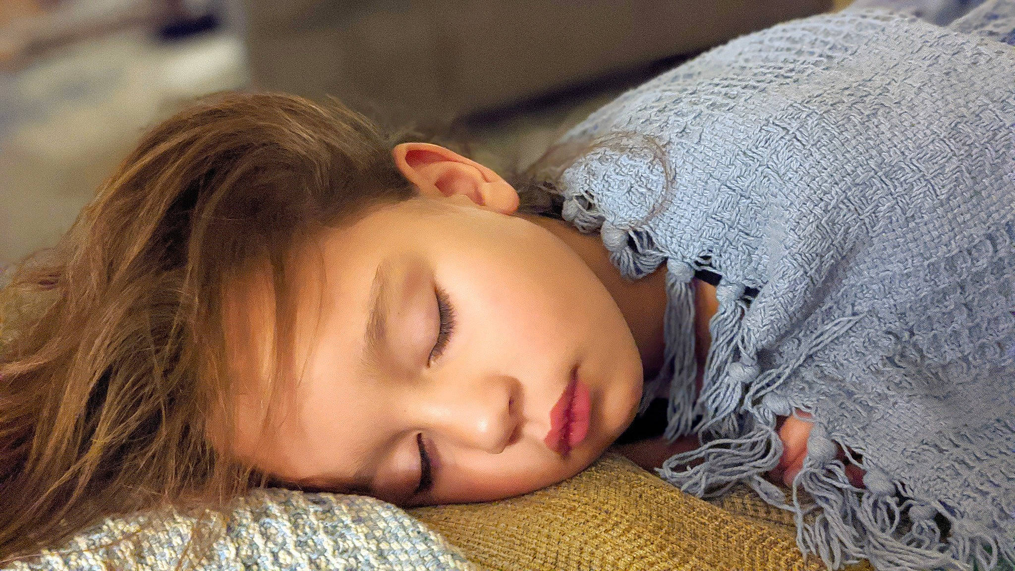 Audree joined the competition — help win amazing prizes! beauty, brown_hair, cheek, comfort, craft, creative_arts, crochet, eyebrow, eyelash, knitting, lip, nap, person, portrait_photography, skin, sleep, sweater, textile, thread, wool