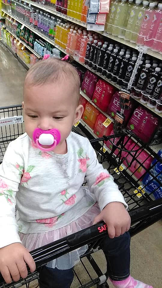 Za'Niyah is registered to the contest to win money with this photo: child, cool, fun, girl, infant, joy, person, pink, play, product, skin, toddler