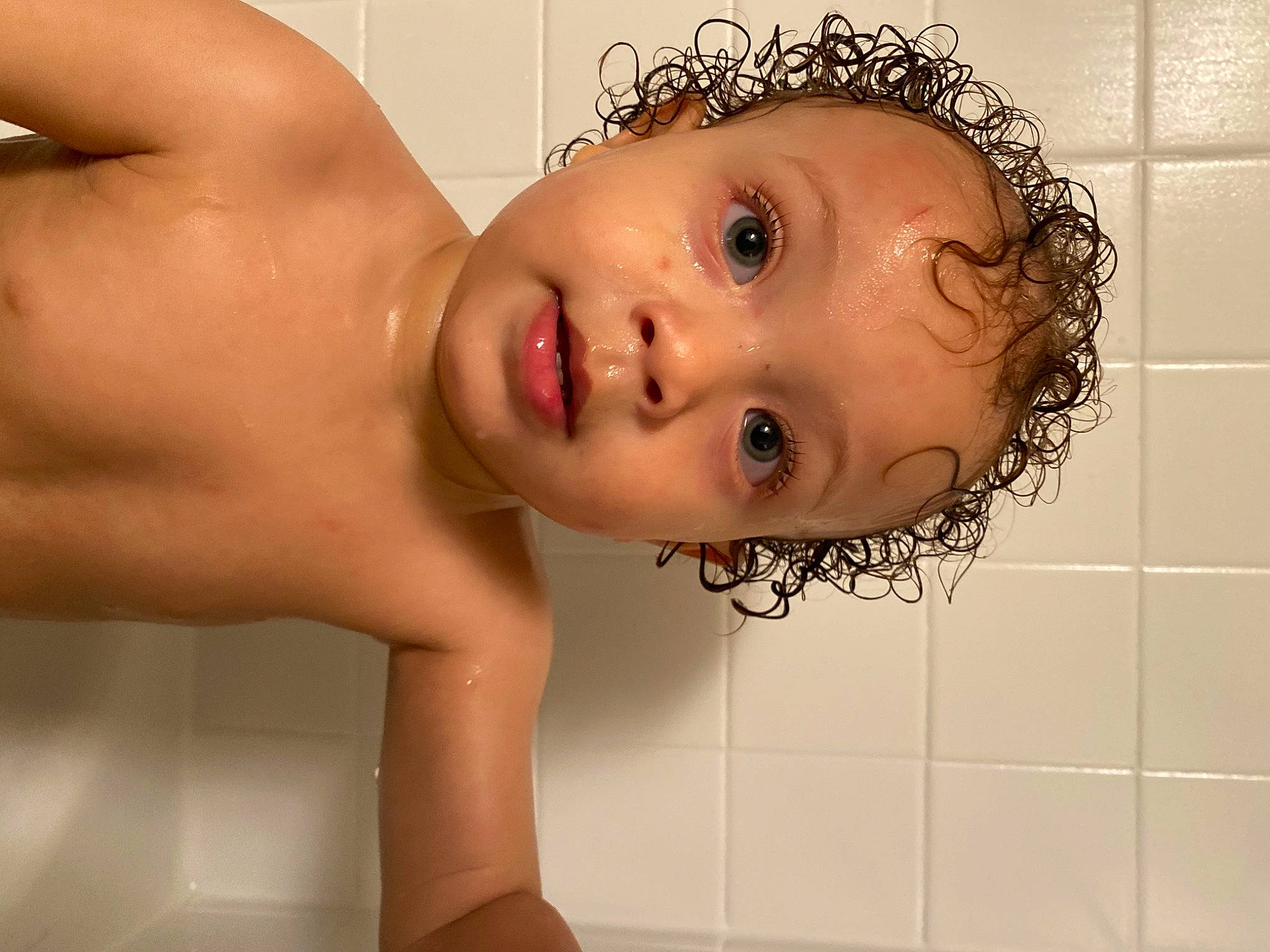 Malachi joined the competition — help win amazing prizes! bathing, black_hair, cheek, chest, eye, eyelash, forehead, happy, head, headgear, iris, jaw, lip, mouth, muscle, neck, nose, person, skin, toddler