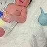 Alexander Jay joined the competition — help win amazing prizes! baby, bed, child, cute, diaper, face, fresh, hand, happy, healthcare, hospital, human, infant, lying_down, medical_gloves, newborn, skin, smiling, tiny, towel