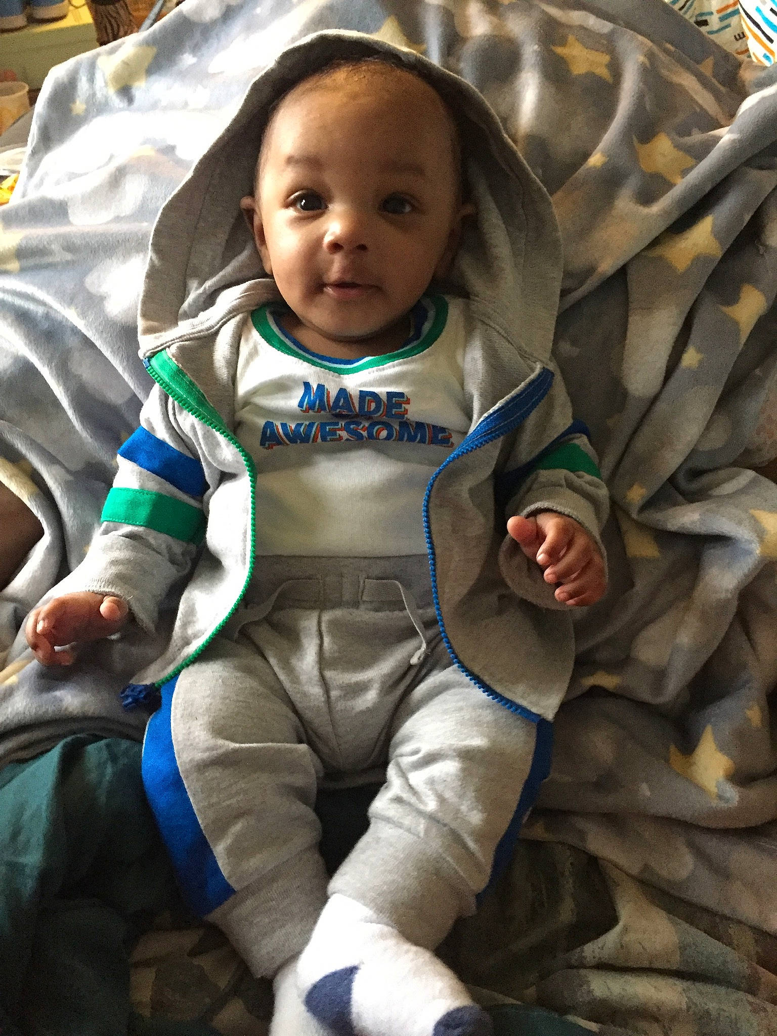 Kamal is registered to the contest to win money with this photo: baby, child, person, smile, toddler