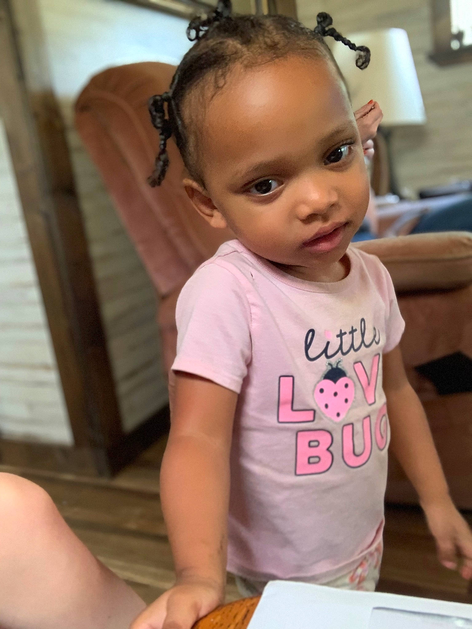 Malikiah joined the competition — help win amazing prizes! baby, baby_toddler_clothing, child, cool, elbow, eyelash, finger, fun, hair, hairstyle, happy, head, joint, neck, person, shoulder, skin, sleeve, t_shirt, thumb
