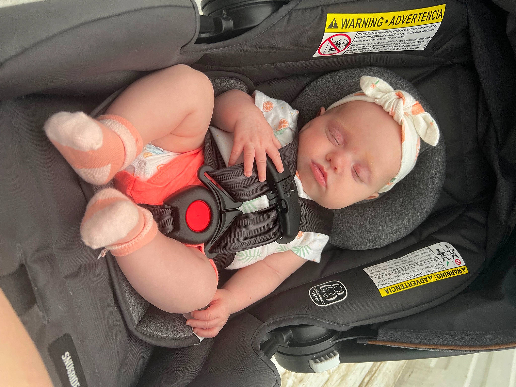 Aurora joined the competition — help win amazing prizes! arm, auto_part, baby, baby_carriage, baby_in_car_seat, baby_products, baby_safety, baby_toddler_clothing, car_seat, carmine, child, comfort, hand, lap, nail, person, personal_protective_equipment, thigh, thumb, toddler