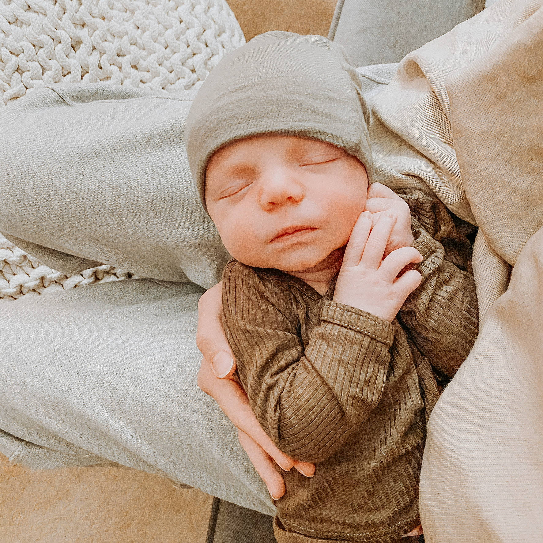 Ander joined the competition — help win amazing prizes! baby, baby_sleeping, beige, bonnet, child, comfort, hand, happy, headgear, headwear, linens, person, photography, skin, sleep, toddler