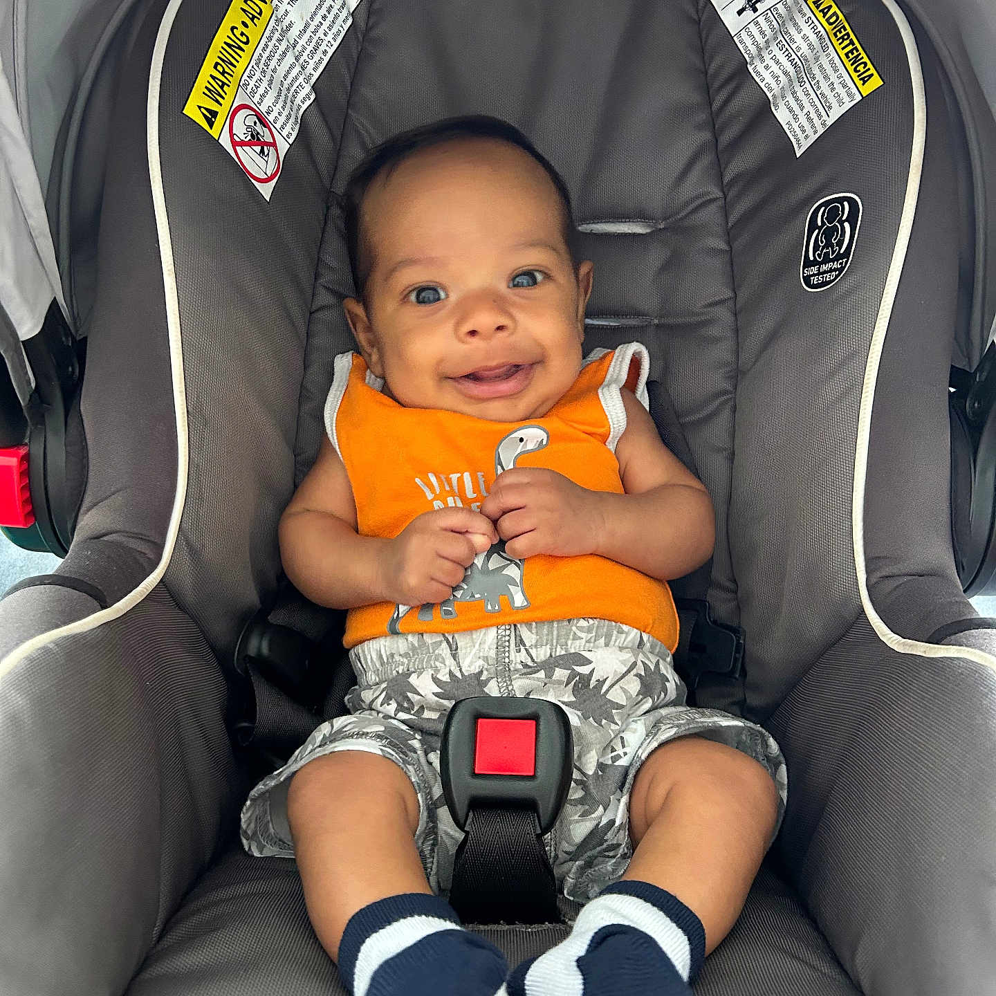 Wilder joined the competition — help win amazing prizes! baby, car, clothing, cushion, face, footwear, happy, head, homedecor, hosiery, pants, person, photography, portrait, shoe, smile, sock, t_shirt, transportation, vehicle