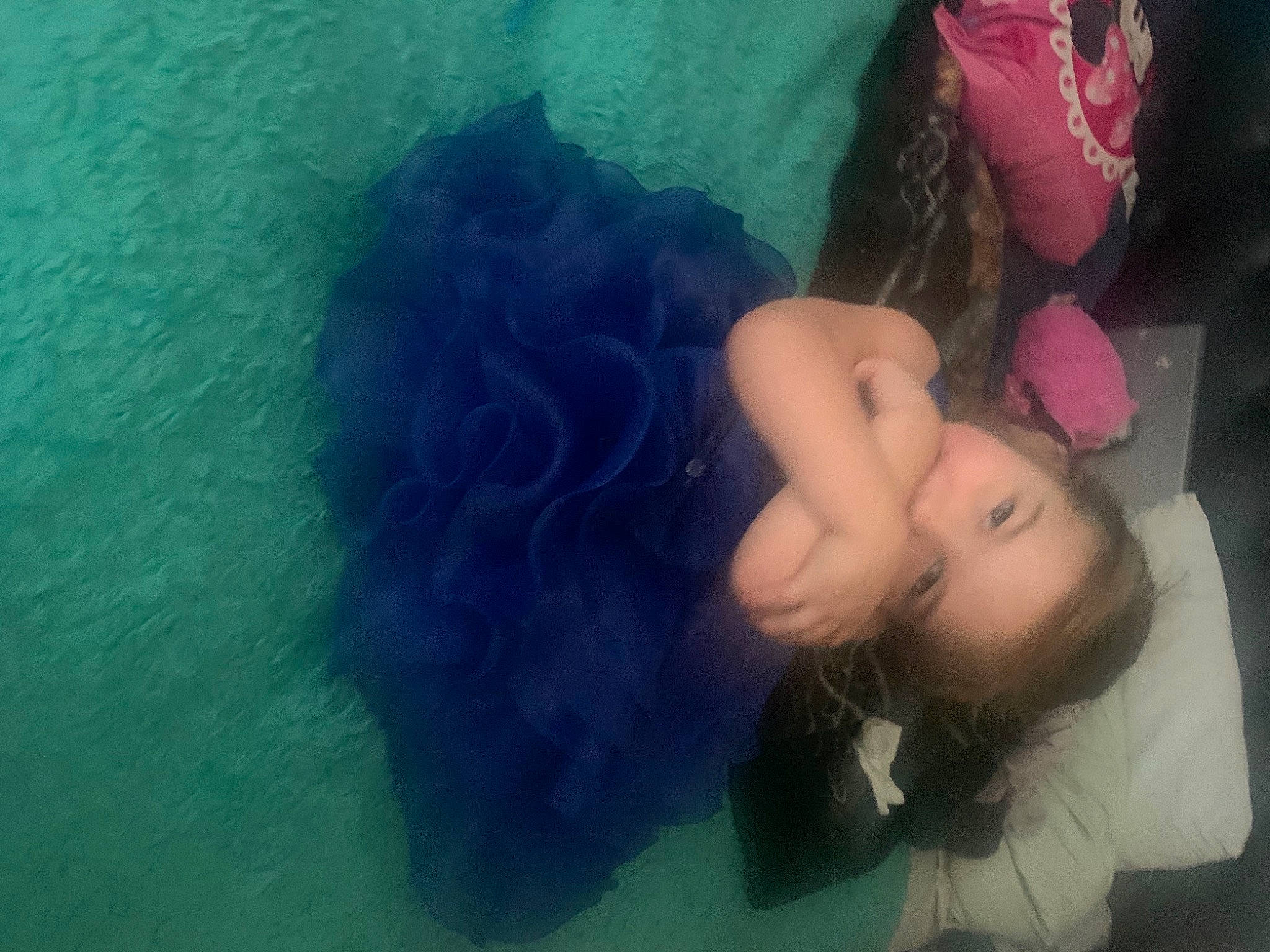 Amalia joined the competition — help win amazing prizes! black_hair, child, electric_blue, fashion_accessory, flash_photography, fun, happy, headpiece, human_leg, leg, long_hair, magenta, person, petal, pink, plant, purple, rose_family, rose_order, textile