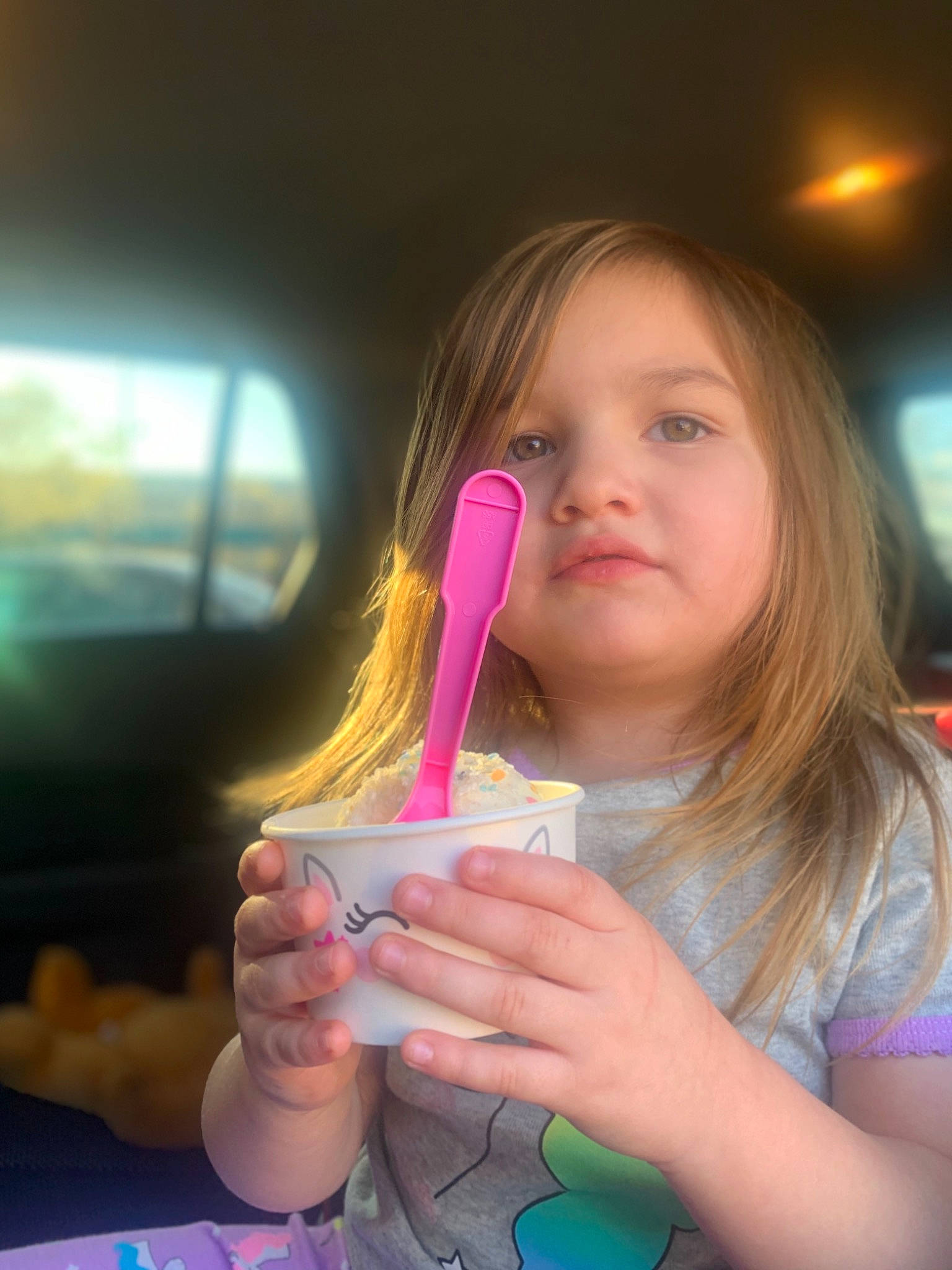 Amalia joined the competition — help win amazing prizes! child, drink, drinking, drinking_straw, drinkware, finger, food, fun, glass, hand, happy, leisure, lip, person, skin, spoon, sweetness, t_shirt, tableware, toddler