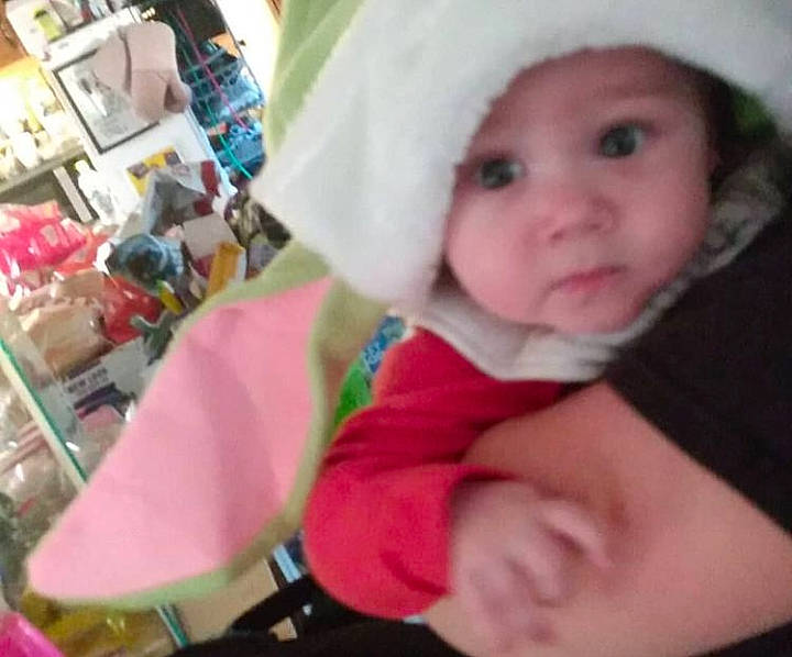 Cyrus joined the competition — help win amazing prizes! baby, baby_toddler_clothing, cap, cheek, eye, eyebrow, eyelash, facial_expression, fun, happy, headgear, headwear, iris, lip, mouth, nose, person, photograph, product, skin