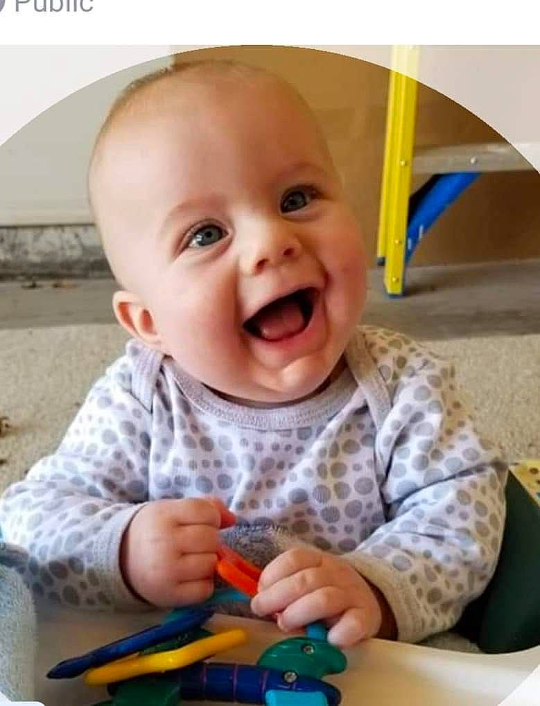 Keyton joined the competition — help win amazing prizes! baby, baby_laughing, baby_playing_with_toys, baby_toys, cheek, child, ear, facial_expression, finger, laugh, learning, mouth, nose, person, play, product, sitting, smile, toddler, toy