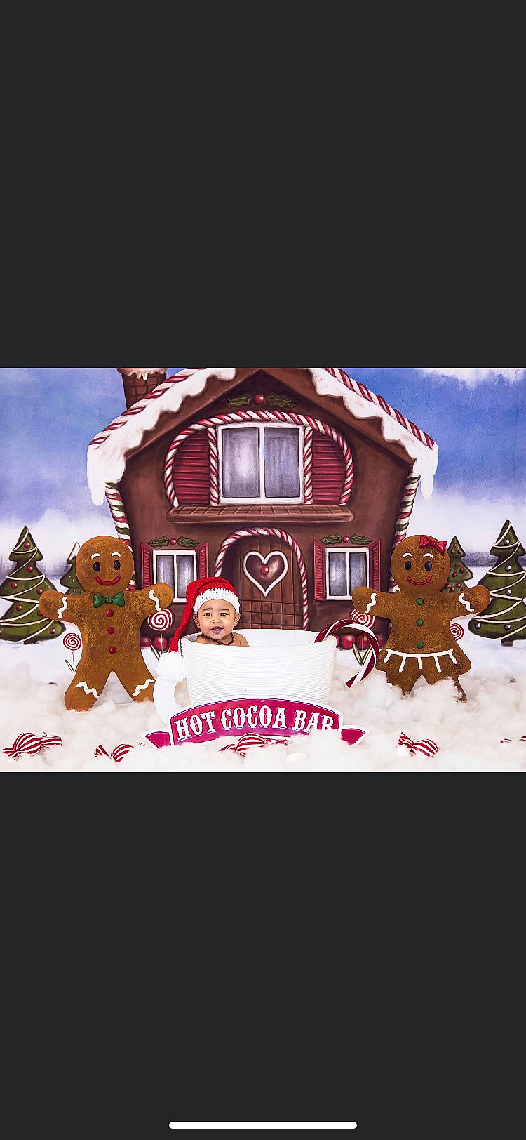 Javon is registered to the contest to win money with this photo: animation, dessert, gingerbread, headwear, house, illustration, interior_design, person, poster