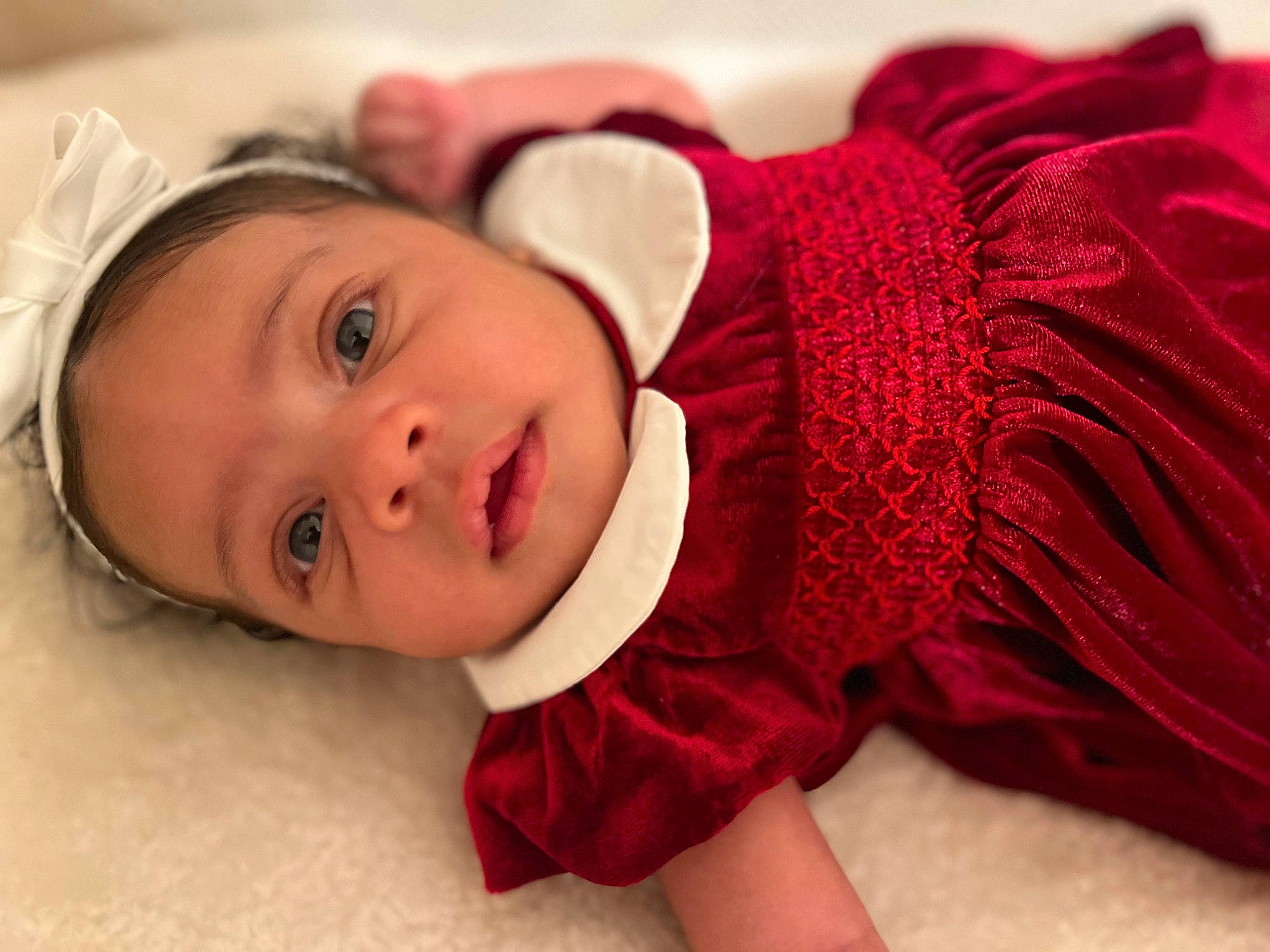 Rachel joined the competition — help win amazing prizes! baby, baby_toddler_clothing, cheek, child, close_up, comfort, eyelash, fashion_accessory, fur, hair_accessory, happy, headgear, linens, lip, magenta, pattern, person, pink, skin, toddler