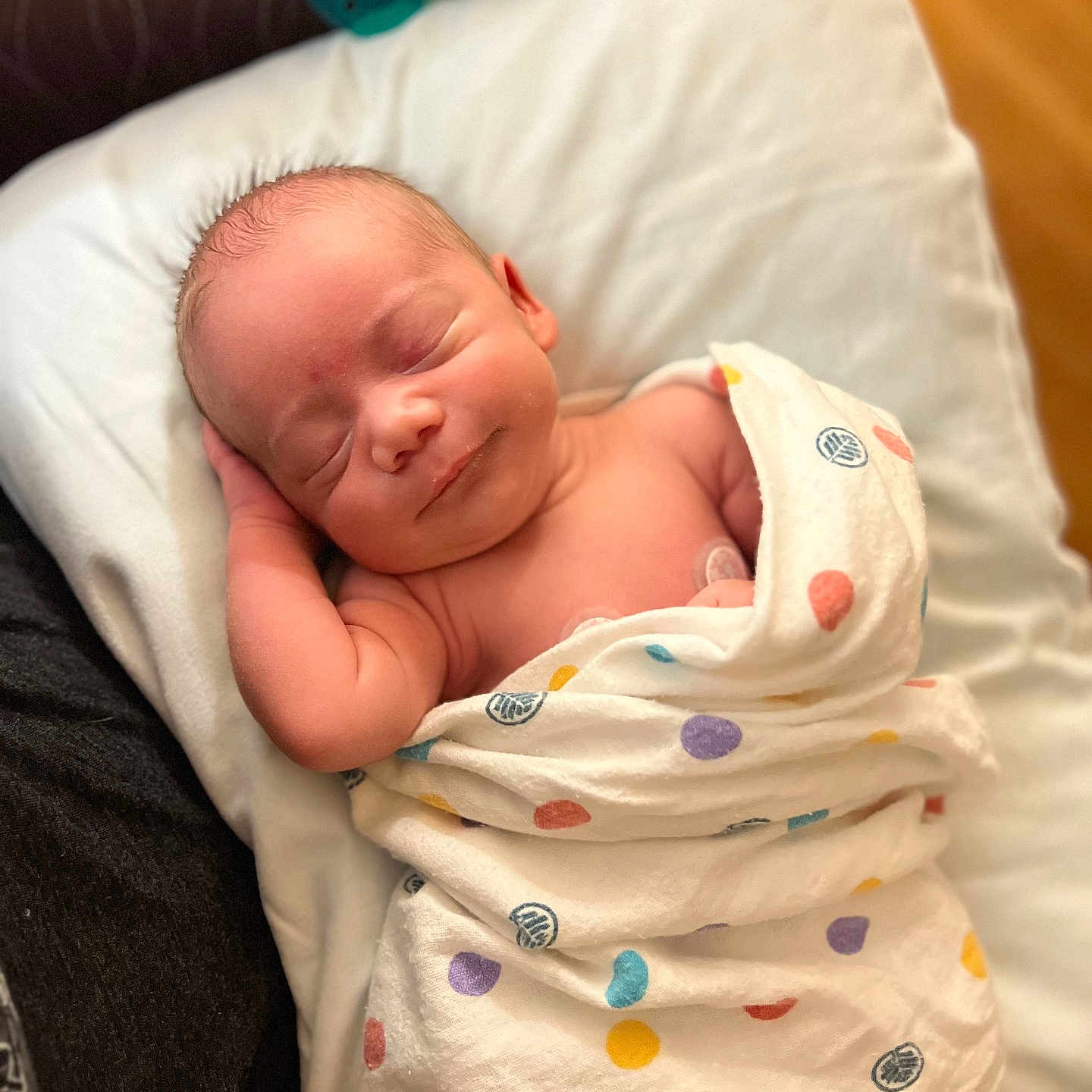 Mykhael joined the competition — help win amazing prizes! baby, blanket, child, cozy, cute, hand, head, indoors, infant, newborn, peaceful, person, pillow, polka_dot, portrait, resting, skin, sleeping, soft, wrapped