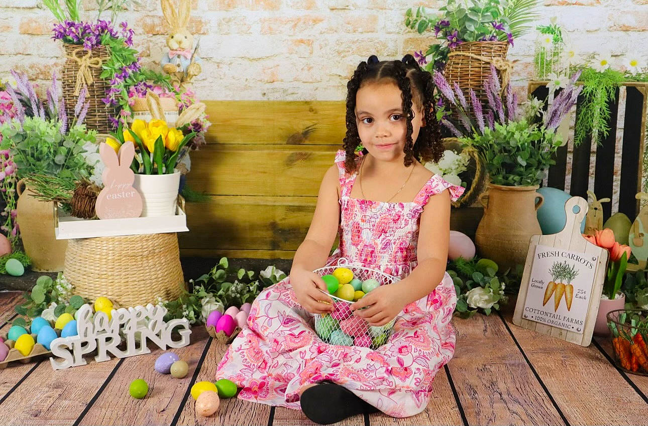 Elaina is registered to the contest to win money with this photo: child, dress, event, fashion_design, floral_design, flower, flower_arranging, flowerpot, grass, hair, happy, houseplant, joy, leg, leisure, magenta, person, pink, plant, purple