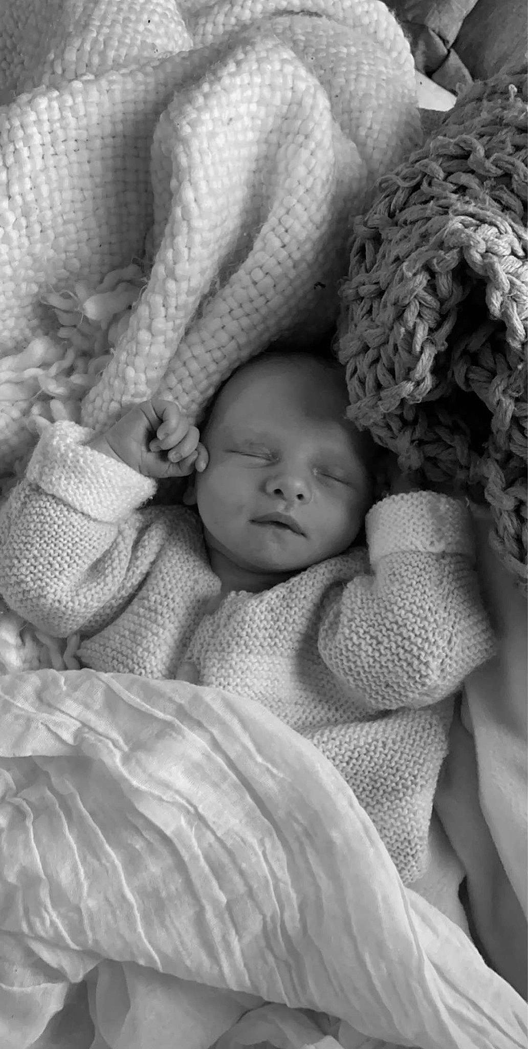 Jaida joined the competition — help win amazing prizes! baby, baby_toddler_clothing, cheek, child, comfort, knitting, linens, person, skin, textile, thread, toddler, wool, woolen