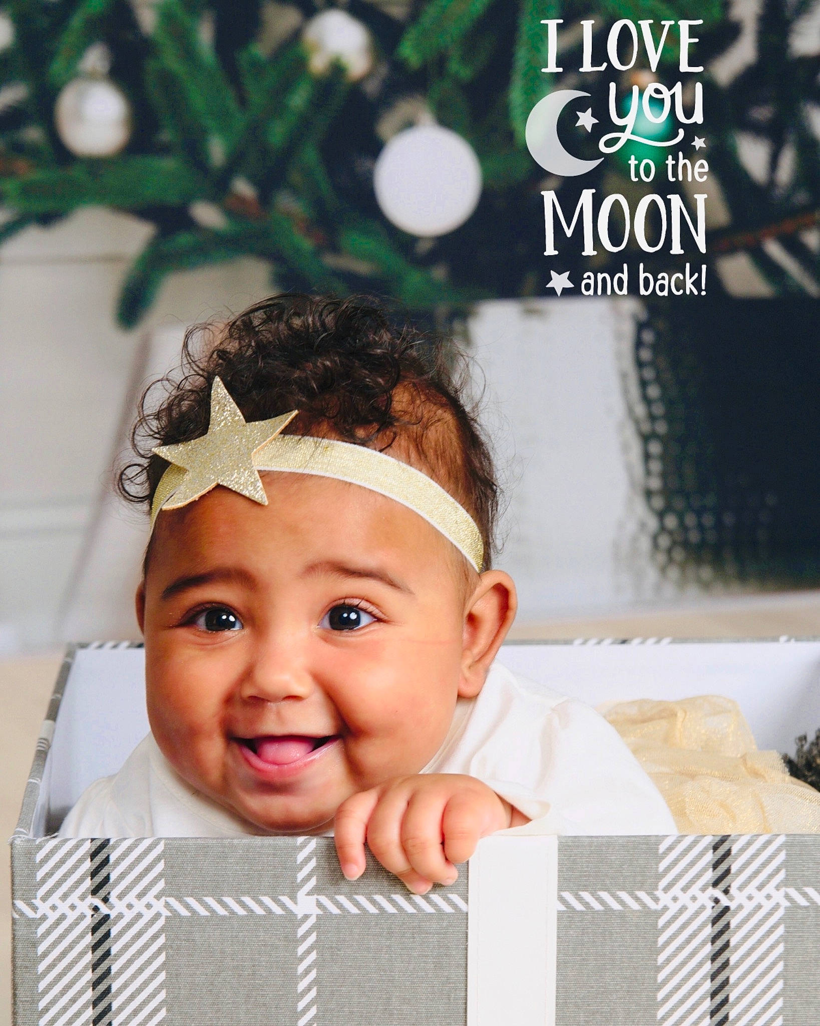 Braelyn joined the competition — help win amazing prizes! baby, child, fashion_accessory, forehead, hair_accessory, head, headband, headgear, headpiece, joy, person, photo_caption, room, smile, toddler