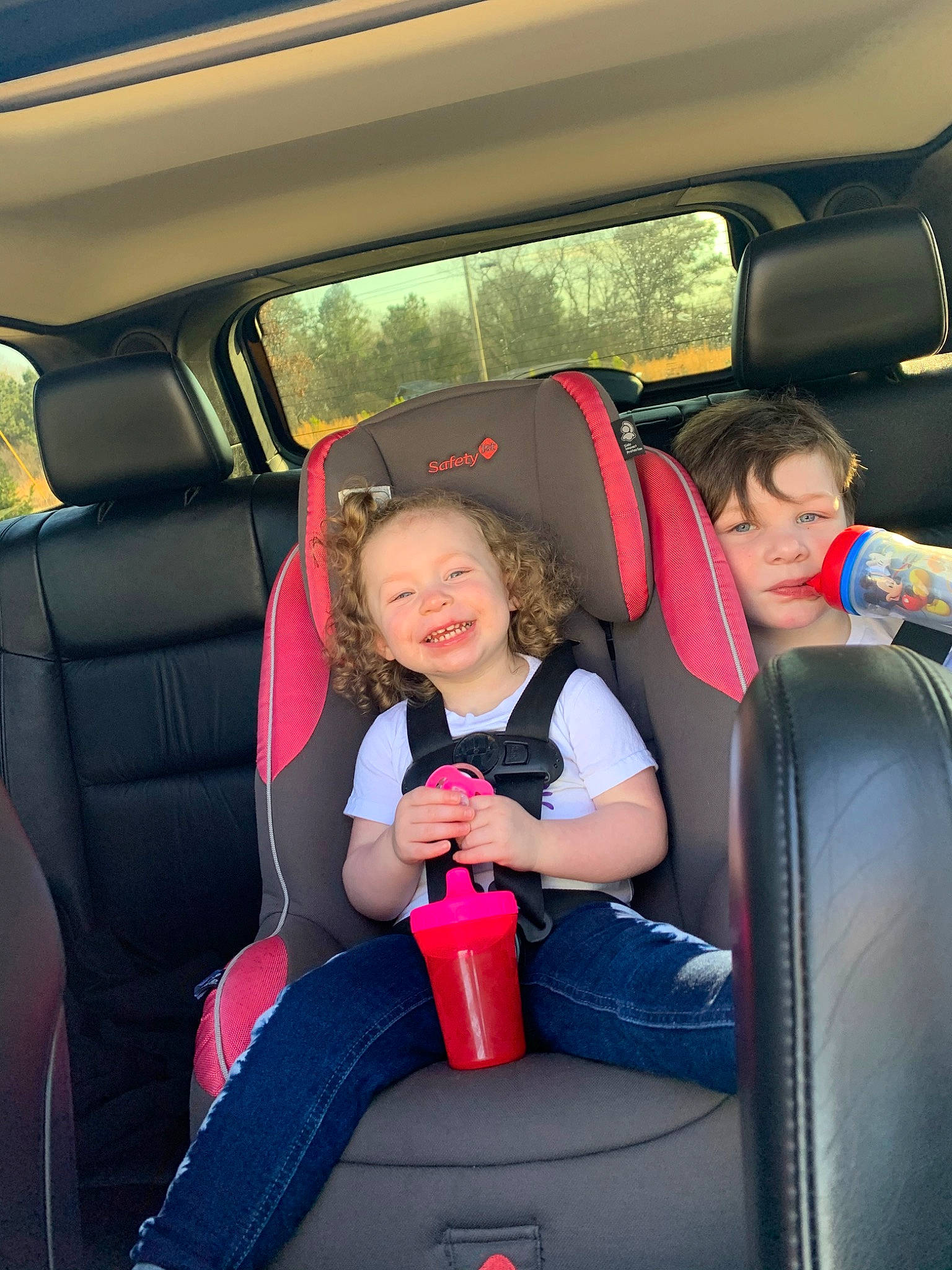 Gabriella joined the competition — help win amazing prizes! auto_part, automotive_design, automotive_exterior, car, car_seat, car_seat_cover, child, comfort, fun, head_restraint, joy, mode_of_transport, motor_vehicle, person, product, seat_belt, smile, steering_part, steering_wheel, vehicle
