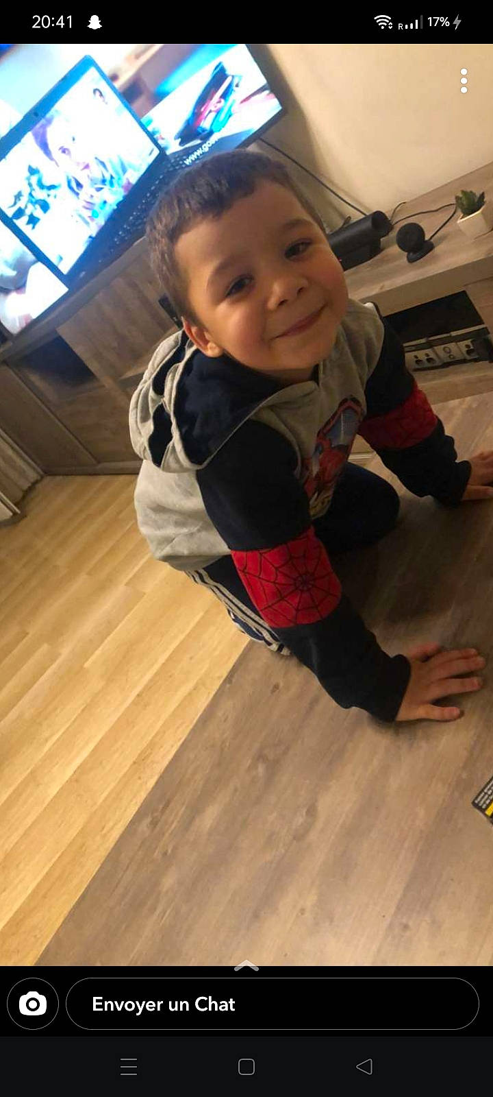 Evan participe au concours pour gagner de l'argent avec cette photo : baby_toddler_clothing, cheek, child, comfort, crawling, face, floor, flooring, fun, happy, hardwood, joy, laminate_flooring, nose, person, skin, smile, toddler, varnish, wood