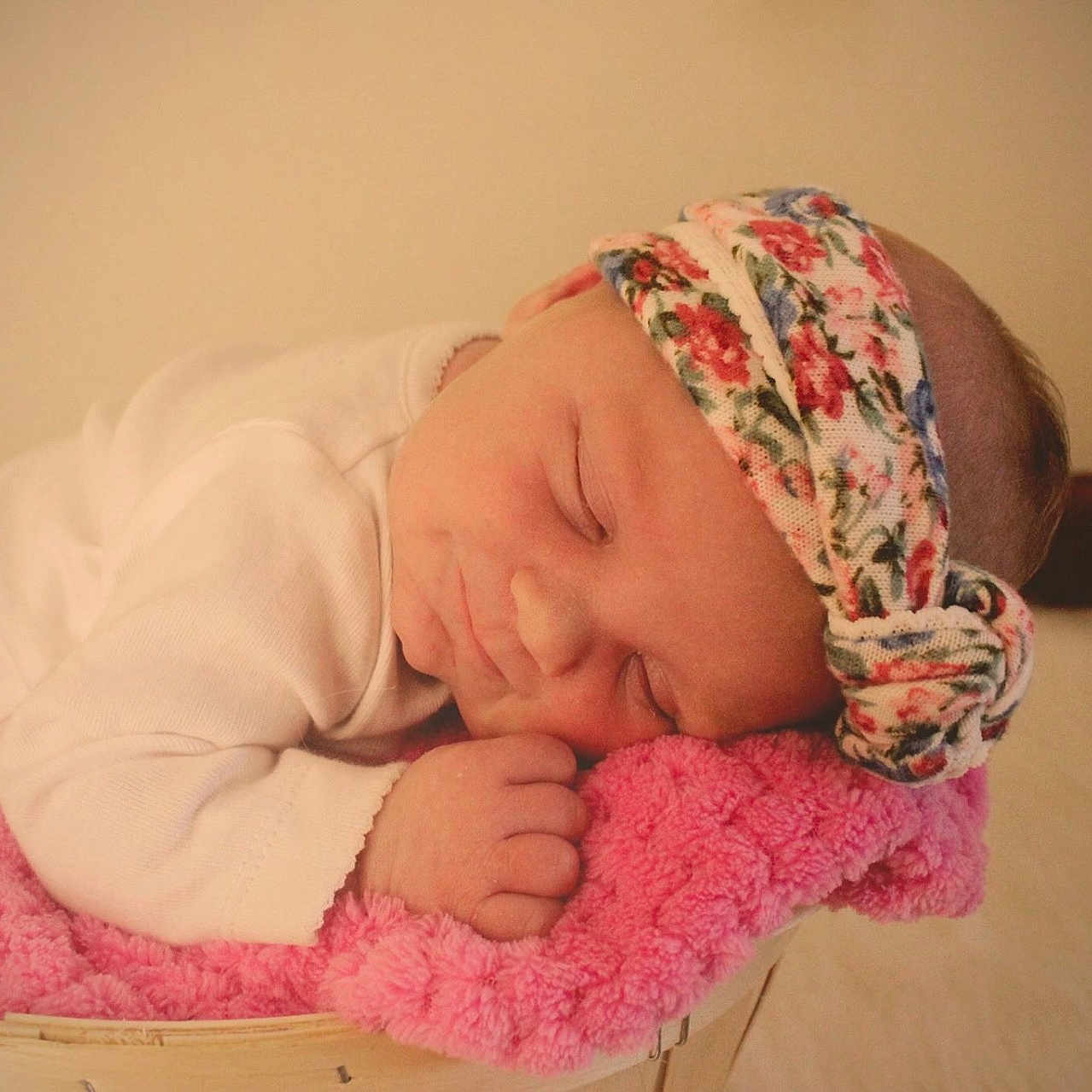 Lilliana is registered to the contest to win money with this photo: child, crochet, girl, hair_accessory, headgear, infant, knitting, pink, product, skin, textile, toddler