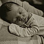baby, sleeping, infant, blanket, soft, cozy, face, cute, peaceful, newborn, child, pajamas, rest, portrait, closeup, calm, indoors, toddler, monochrome, sepia
