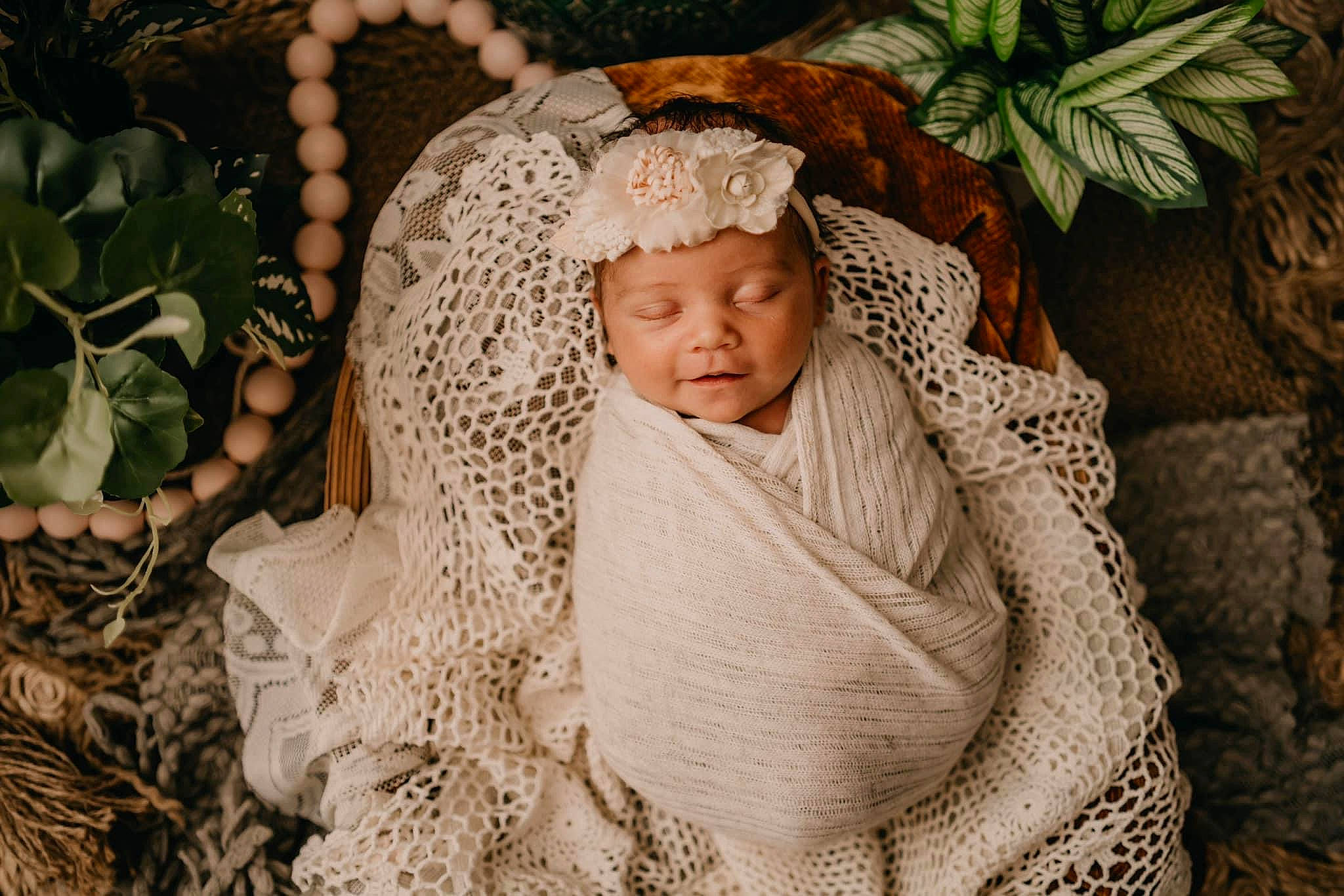 Aspyn joined the competition — help win amazing prizes! baby, child, comfort, crochet, embellishment, fashion_accessory, fur, grass, headgear, headwear, linens, pattern, peach, person, plant, shawl, sleeve, toddler, towel, twig