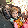 Asuka joined the competition — help win amazing prizes! blanket, bunny_pattern, car_interior, car_seat, casual, child, curious_expression, daylight, goldfish_crackers, interior, person, pigtails, pink_cup, seat, seatbelt, snack, sunlight, toddler, toy, young_child