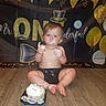 Logan joined the competition — help win amazing prizes! baby, birthdaycake, bodypart, cake, cream, cupcake, cutlery, dessert, face, finger, food, hand, head, icecream, icing, person, photography, portrait, spoon, sweets
