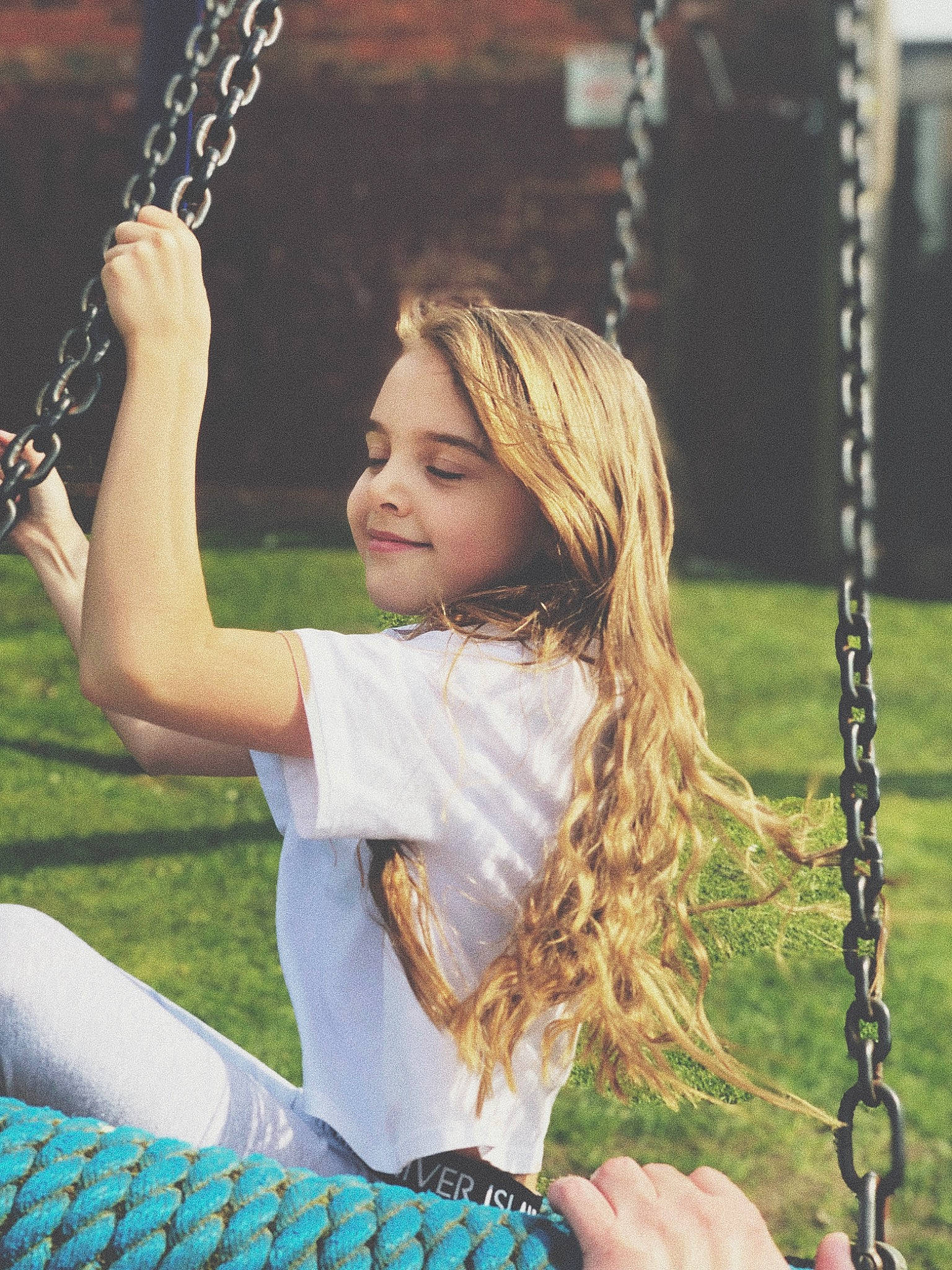 Katie joined the competition — help win amazing prizes! beauty, blond, braid, brown_hair, cool, fawn, fun, hair, hairstyle, happy, headwear, joy, leisure, long_hair, outdoor_play_equipment, person, photo_shoot, photography, smile, summer