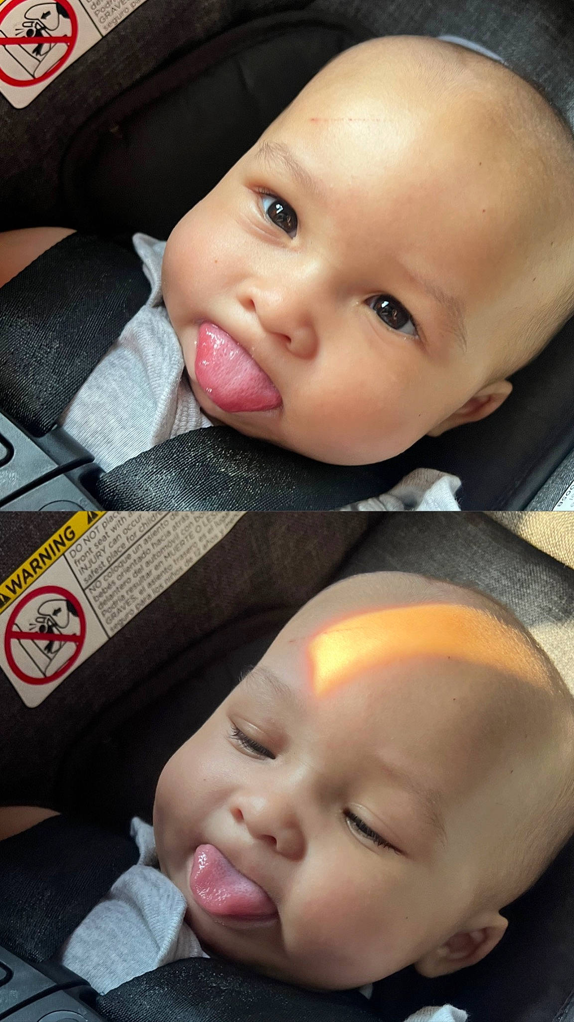 Amiyah is registered to the contest to win money with this photo: baby, baby_toddler_clothing, cheek, child, chin, eyebrow, eyelash, facial_expression, happy, human, iris, lip, mouth, nose, organ, people, person, product, skin, toddler