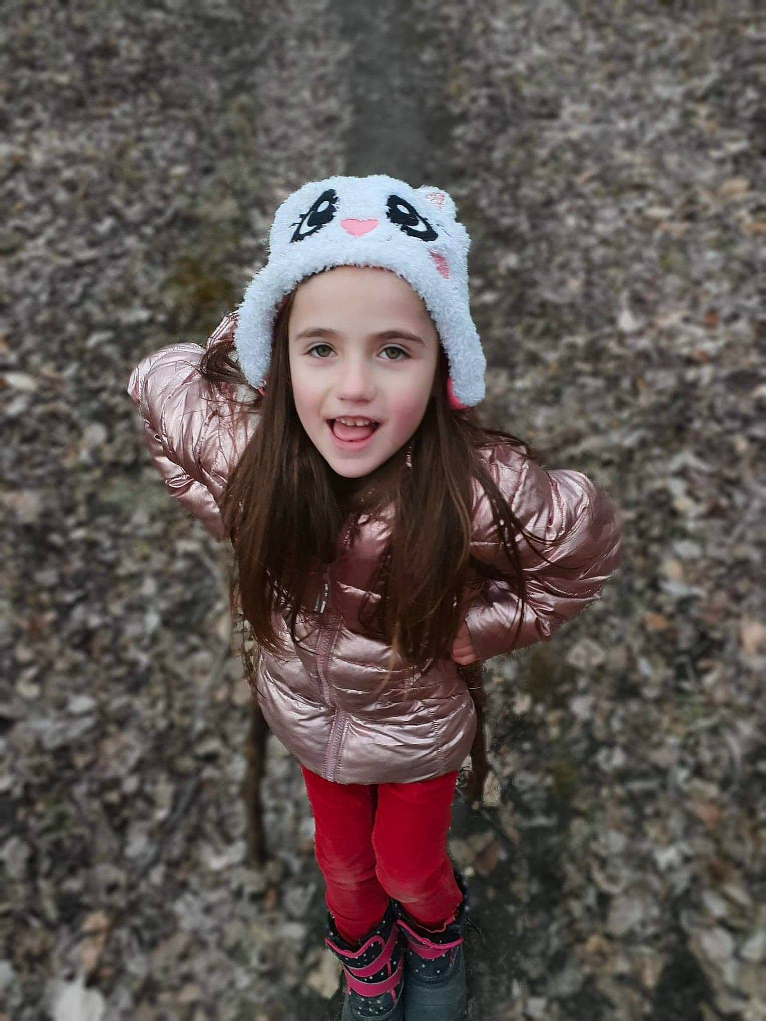 Jasmine joined the competition — help win amazing prizes! beanie, beauty, bonnet, cap, child, child_model, fashion_accessory, fun, happy, headgear, headwear, knit_cap, outerwear, person, photography, pink, plant, smile, toddler, tree