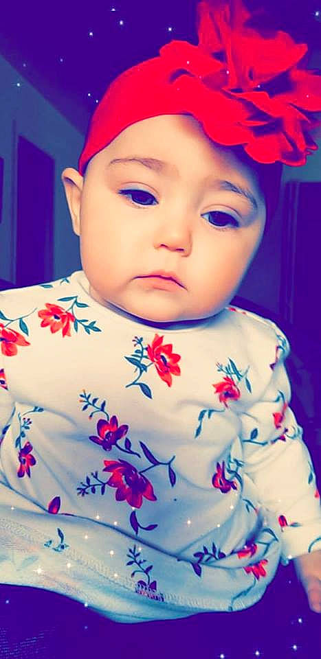 Kinleigh joined the competition — help win amazing prizes! baby, beauty, cheek, child, eyelash, face, flower, forehead, head, headgear, lip, person, petal, pink, plant, purple, red, skin, toddler