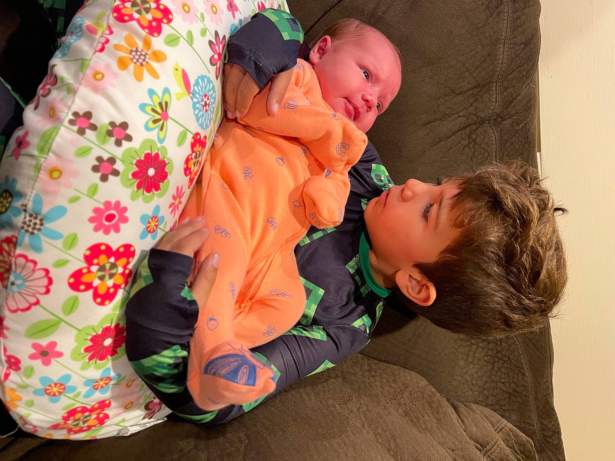 Grayson is registered to the contest to win money with this photo: baby, baby_products, baby_sleeping, baby_toddler_clothing, bedtime, child, comfort, flooring, fun, happy, leisure, linens, nap, pattern, person, play, room, sitting, sleep, sleeve