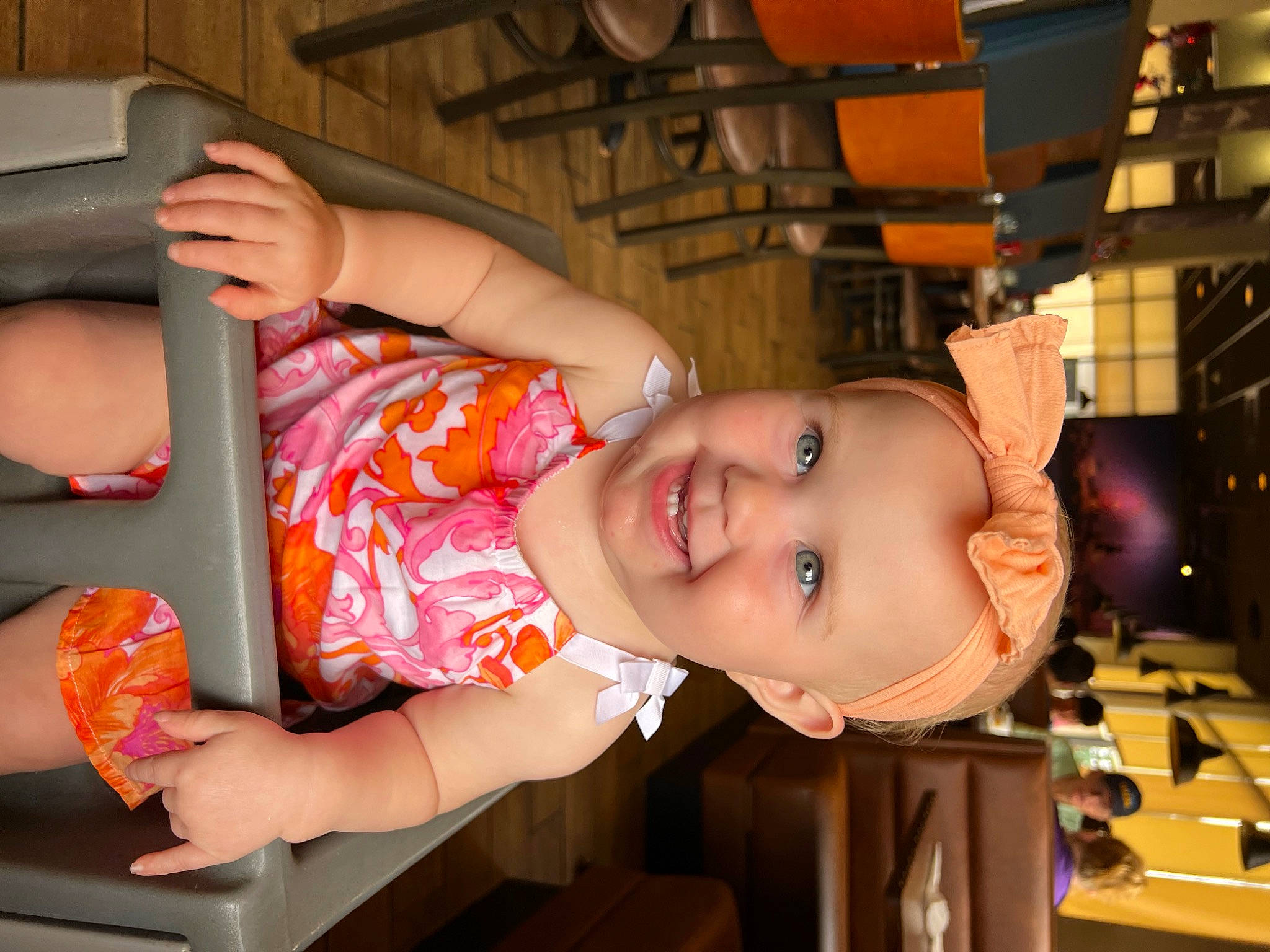 Allie is registered to the contest to win money with this photo: baby, baby_products, baby_toddler_clothing, cheek, chest, child, finger, fun, happy, human_leg, joy, mouth, muscle, nail, nose, person, room, smile, thigh, thumb